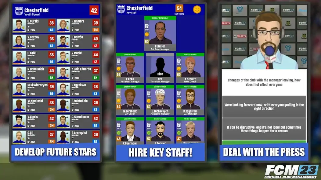 Скачать Football Club Management 2023 [MOD Бесконечные деньги] на Андроид