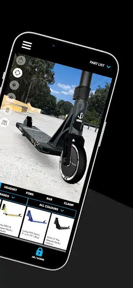 Скачать Scooter 3D custom builder [MOD Много монет] на Андроид