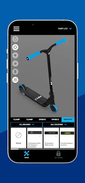 Скачать Scooter 3D custom builder [MOD Много монет] на Андроид