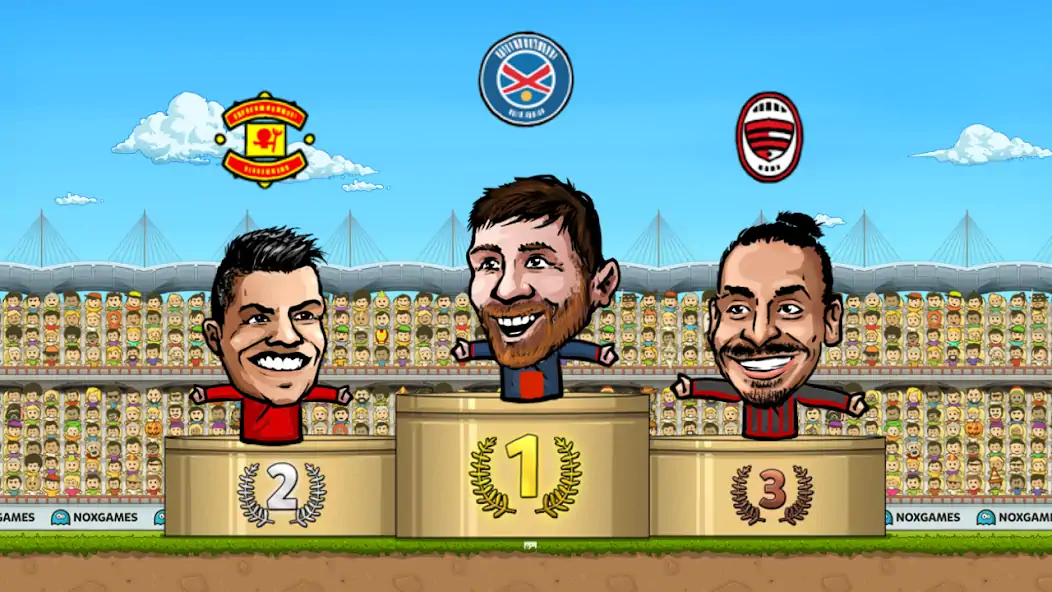 Скачать Puppet Soccer: Champs League [MOD Много монет] на Андроид