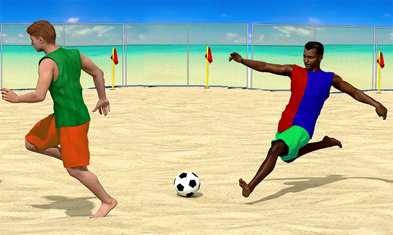 Скачать Пляжный футбол [MOD Бесконечные деньги] на Андроид