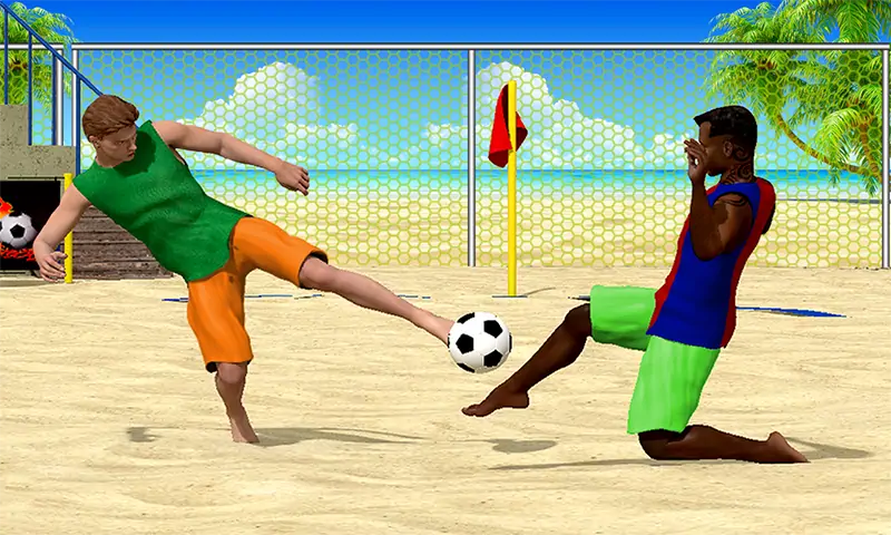 Скачать Пляжный футбол [MOD Бесконечные деньги] на Андроид