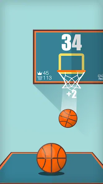 Скачать Basketball FRVR - Dunk Shoot [MOD Бесконечные деньги] на Андроид