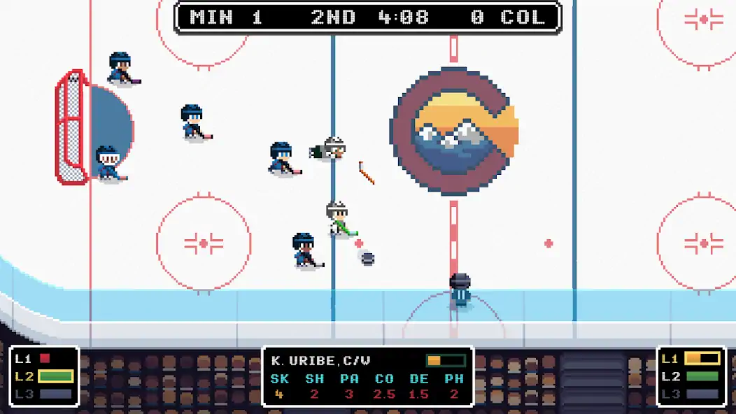 Скачать Ice League Hockey [MOD Бесконечные монеты] на Андроид
