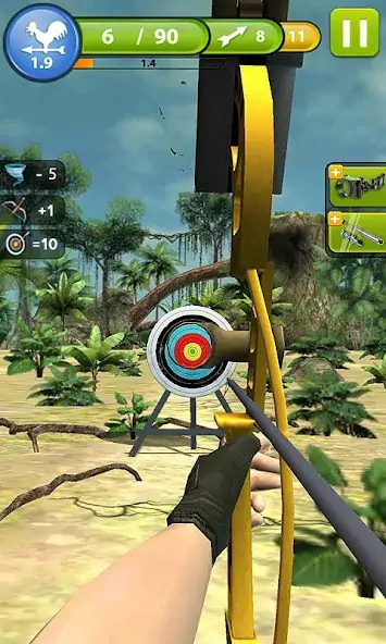 Скачать мастер по стрельбе из лука 3D [MOD Много монет] на Андроид