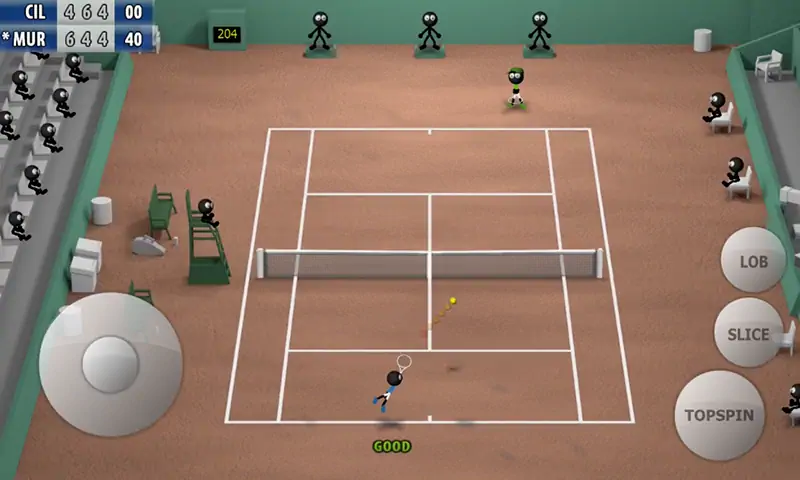 Скачать Stickman Tennis - Career [MOD Бесконечные монеты] на Андроид