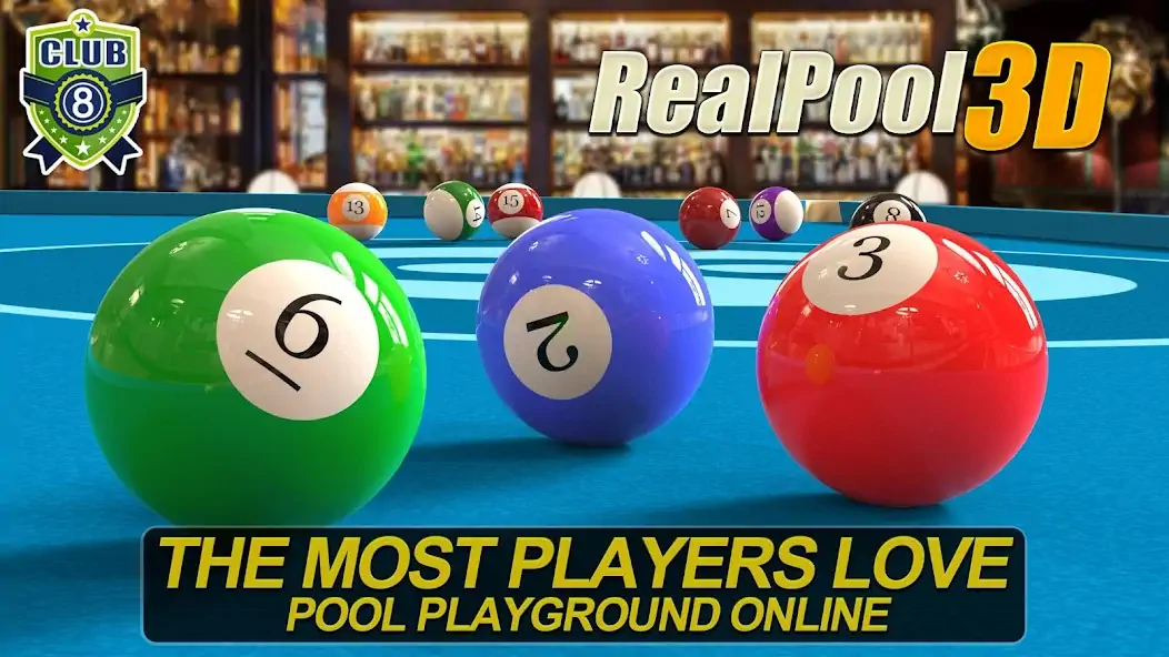 Скачать Real Pool 3D Online 8Ball Game [MOD Много монет] на Андроид