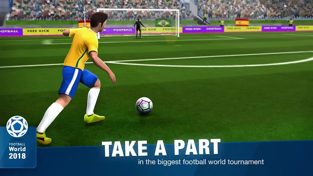 Скачать EURO FreeKick Football 2021 [MOD Бесконечные монеты] на Андроид