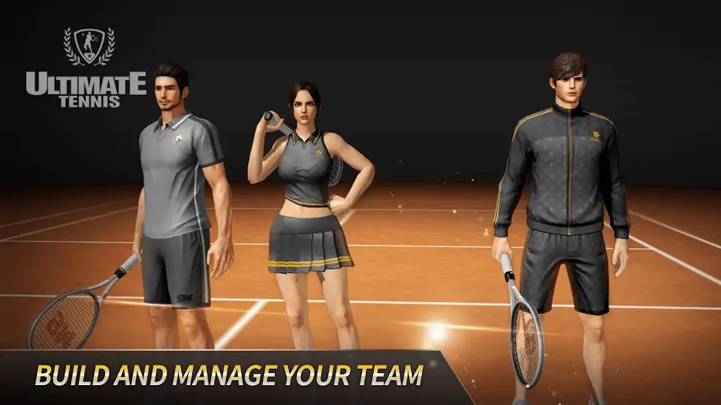 Скачать Ultimate Tennis: сетевой 3D-те [MOD Бесконечные монеты] на Андроид