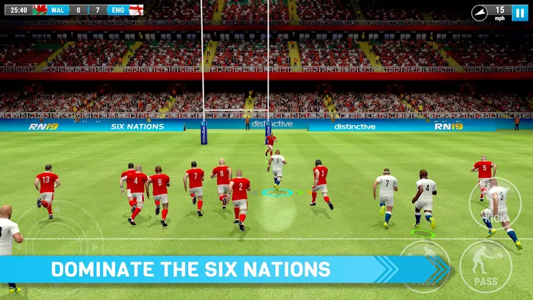 Скачать Rugby Nations 19 [MOD Много монет] на Андроид