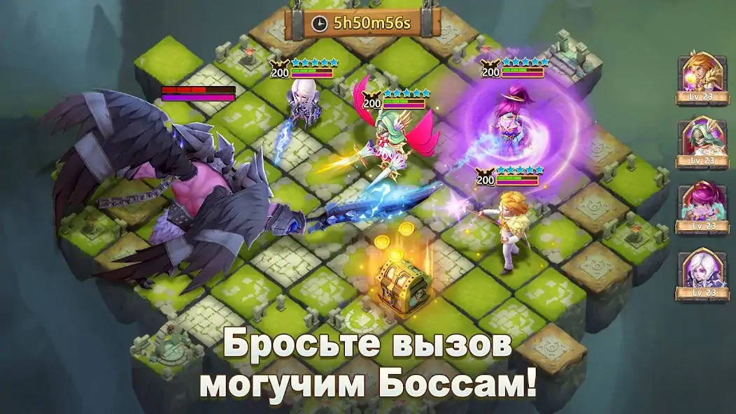 Скачать Castle Clash: Правитель мира [MOD Бесконечные деньги] на Андроид