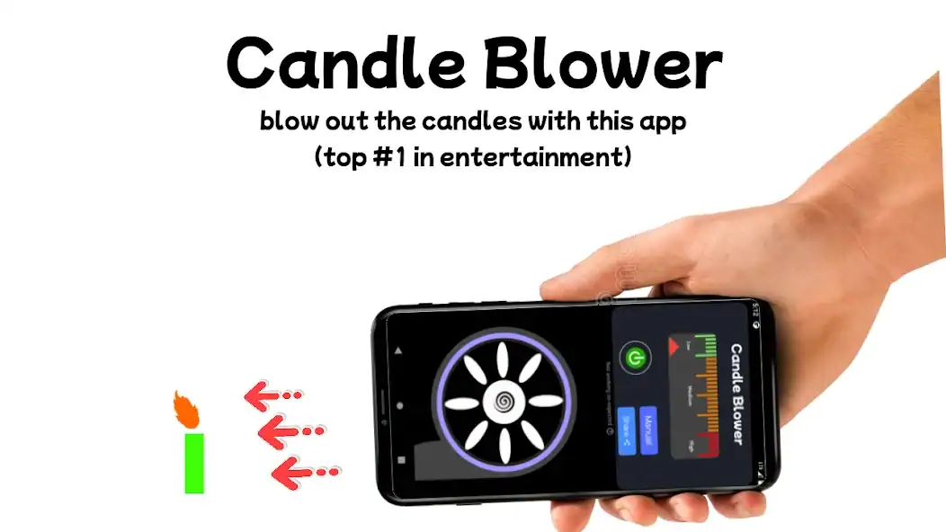 Скачать Blower - Candle Blower Lite [MOD Много денег] на Андроид