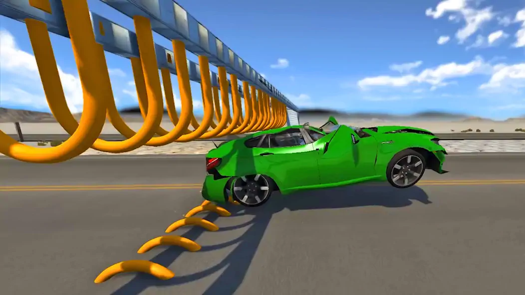 Скачать Beam Drive Road Crash 3D Games [MOD Бесконечные деньги] на Андроид