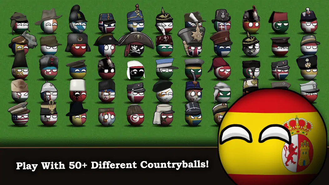 Скачать Countryball: Европа 1890 [MOD Бесконечные монеты] на Андроид
