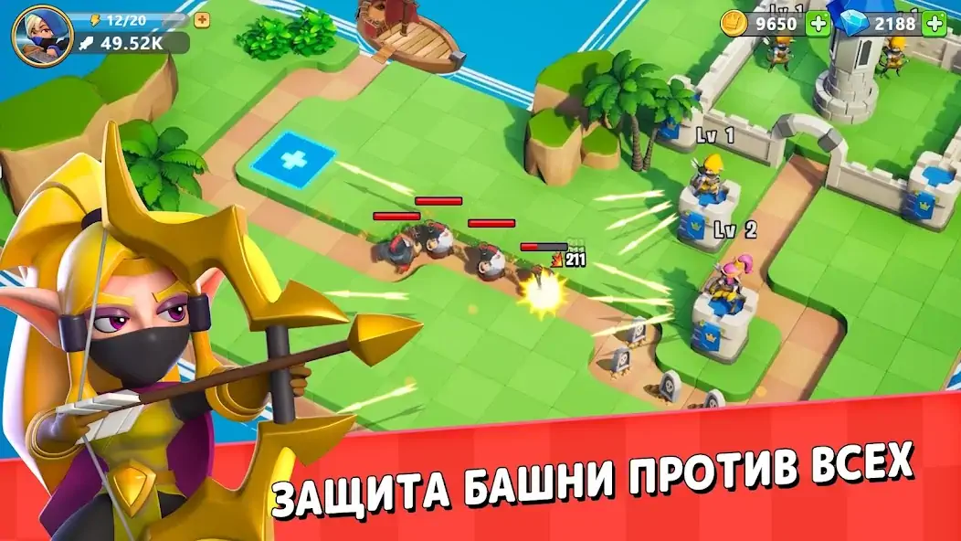 Скачать Kingdom Guard:Tower Defense TD [MOD Бесконечные монеты] на Андроид