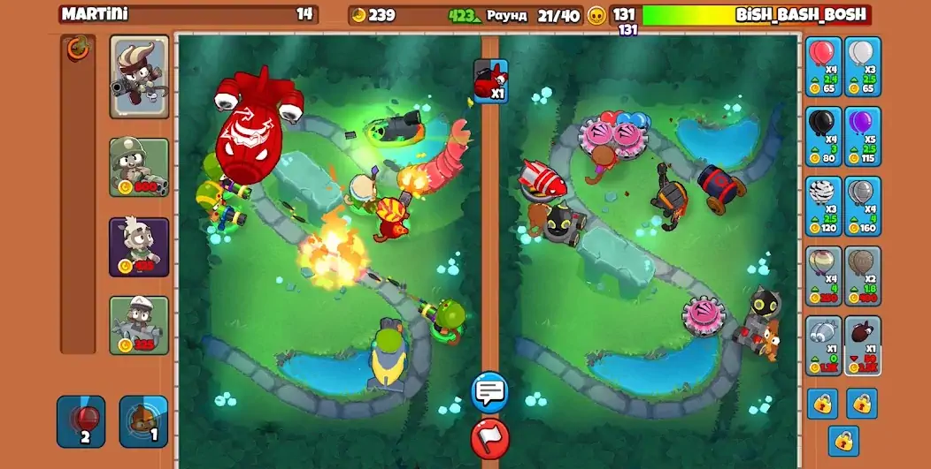 Скачать Bloons TD Battles 2 [MOD Бесконечные монеты] на Андроид