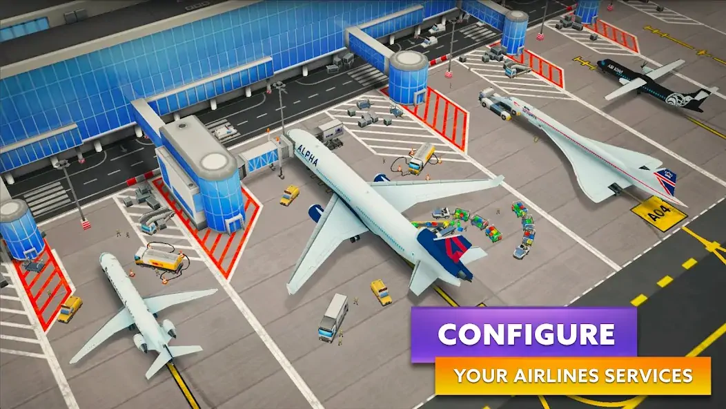Скачать Airport Simulator: First Class [MOD Бесконечные монеты] на Андроид