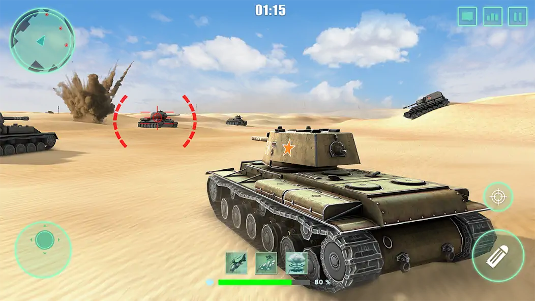 Скачать Tank War Machines Blitz Игры [MOD Бесконечные деньги] на Андроид