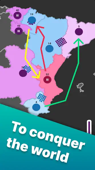 Скачать Tactics io: захват территории [MOD Много монет] на Андроид