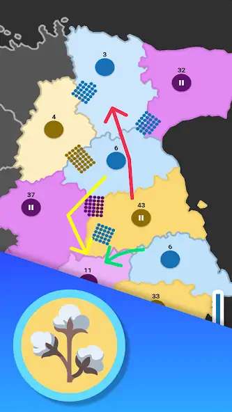 Скачать Tactics io: захват территории [MOD Много монет] на Андроид