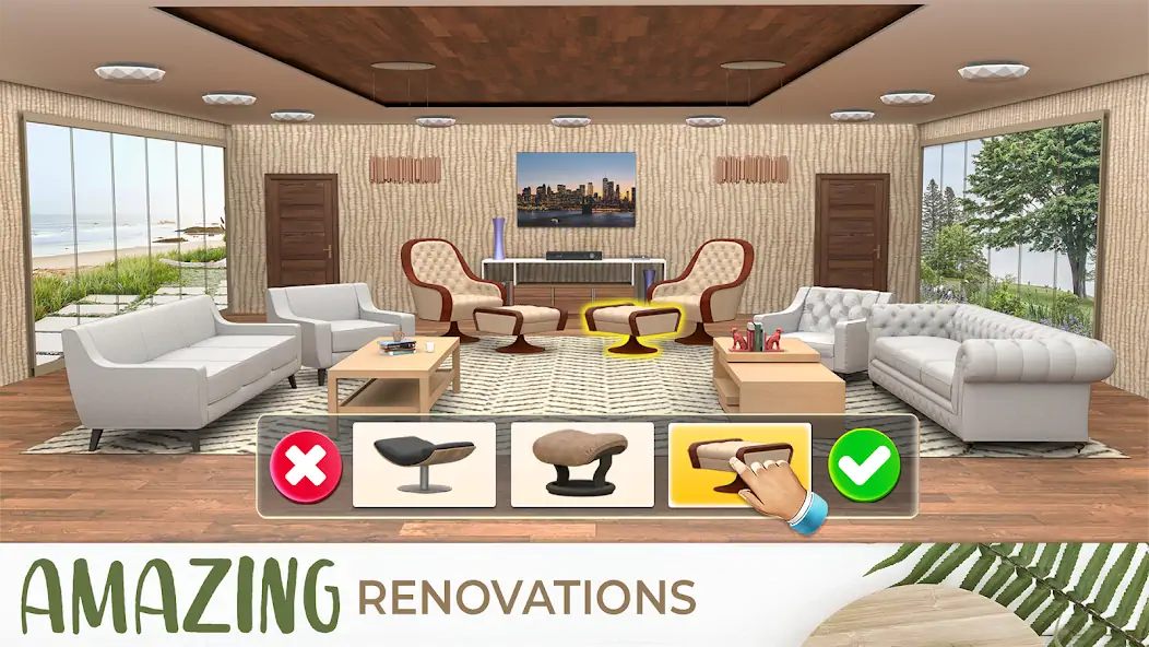 Скачать My Home Makeover Design: Games [MOD Много монет] на Андроид