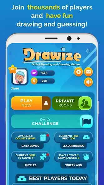 Скачать Drawize [MOD Бесконечные монеты] на Андроид