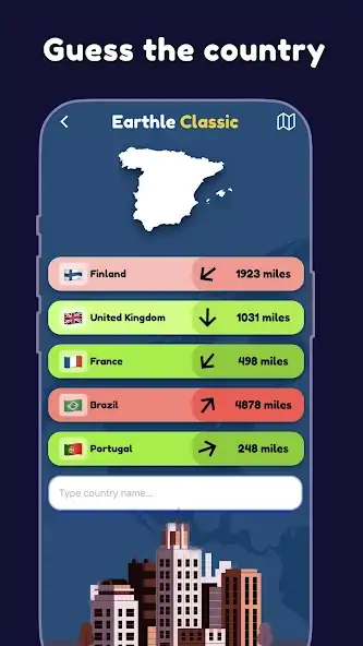 Скачать Worldle : Globle Geography Map [MOD Бесконечные монеты] на Андроид