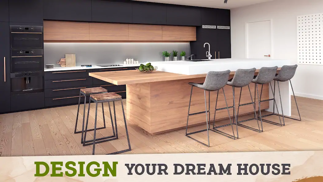 Скачать Design Home Dream House Games [MOD Много монет] на Андроид