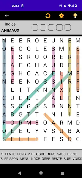Скачать Mots Mêlés Français [MOD Бесконечные деньги] на Андроид