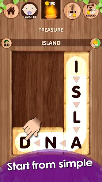 Скачать Falling Word Games - Addictive [MOD Много монет] на Андроид