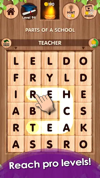 Скачать Falling Word Games - Addictive [MOD Много монет] на Андроид