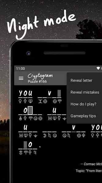 Скачать Cryptogram - puzzle quotes [MOD Много денег] на Андроид