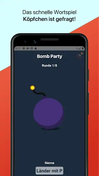 Скачать Bomb Party: Das Bombenspiel! [MOD Много денег] на Андроид