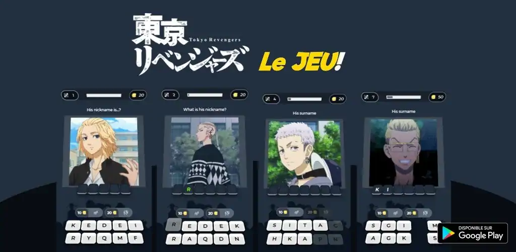 Скачать Tokyo Revengers Quiz Game! [MOD Много монет] на Андроид