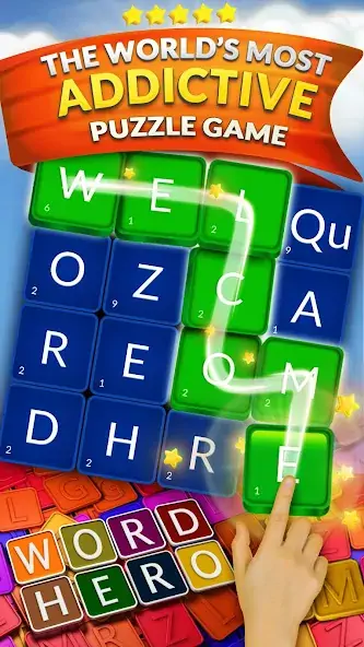 Скачать WordHero: Словесный герой [MOD Бесконечные деньги] на Андроид