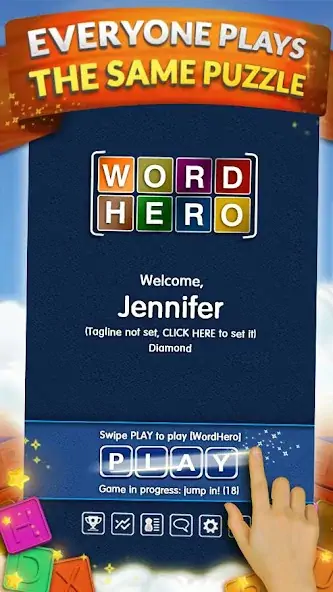 Скачать WordHero: Словесный герой [MOD Бесконечные деньги] на Андроид