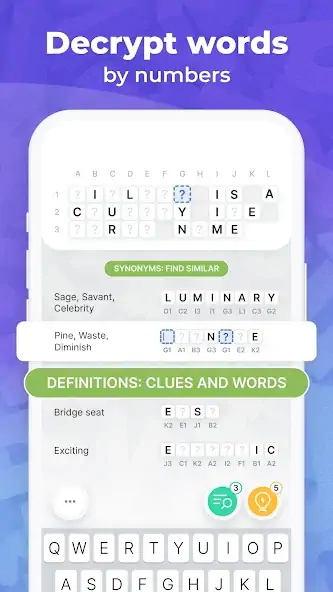 Скачать Acrostics－Crostic Crossword [MOD Бесконечные деньги] на Андроид